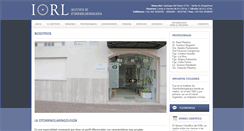 Desktop Screenshot of iorl.com.ar